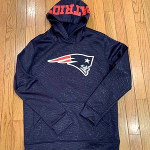 Boy’s New England Patriots NFL hoodie, L (14/16)